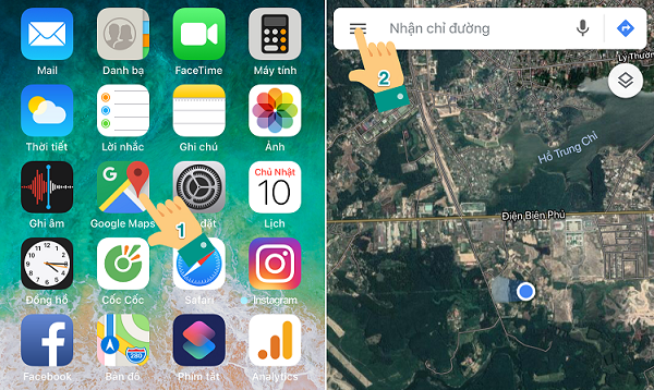 cach dinh vi iphone khong can icloud