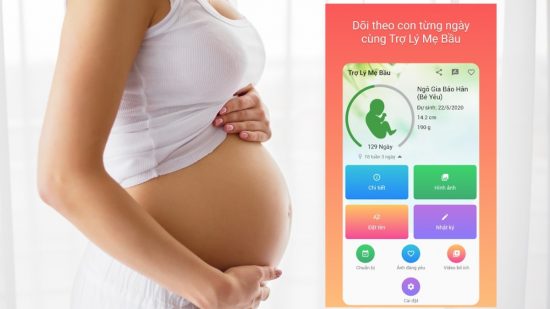 Ứng dụng theo dõi thai kỳ: Trợ lý mẹ bầu